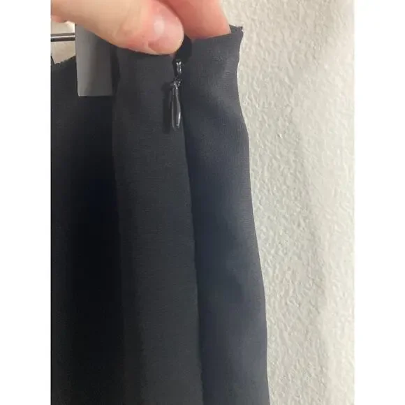 Theory Women's Black Pleated Dress Slacks Sz 8 - Picture 7 of 8